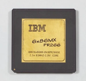 Socket 7 Processor - IBM 6x86MX PR266 - 83MHz bus - TESTED - Picture 1 of 2