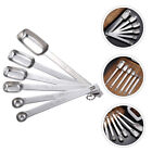  6 Pcs Kitchen Tools Square Head Seasoning Spoon Stainless Steel