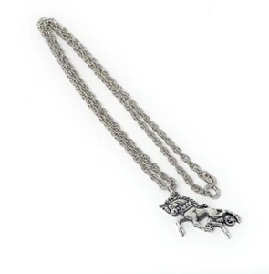 James Avery Sterling Silver Noble Unicorn Pendant or Charm & Necklace Rare Find - Picture 1 of 4