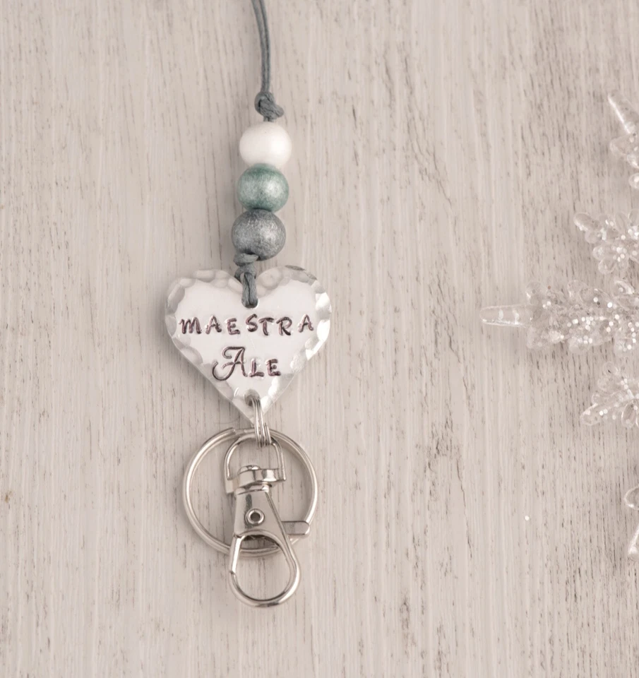 Regalo per la maestra - Porta badge e chiavetta - Immagine 1 di 4