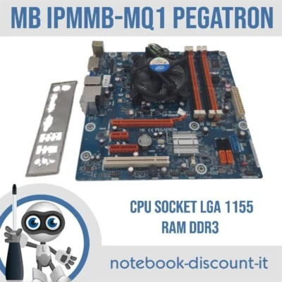 PEGATRON Scheda Madre IPMMB-MQ1 per Computer DESKTOP  DDR3 Cpu Socket LGA 1155 - Immagine 1 di 4