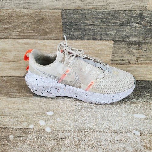 Scarpe Nike Crater Impact da donna taglia 8 5 running beige bianche sneakers stringate
