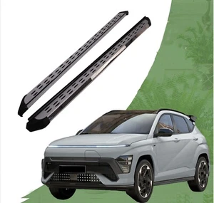 2PCS  Running Board fits for Hyundai KONA 2024 2025 Side Step Nerf Bar Aluminum - Picture 1 of 17