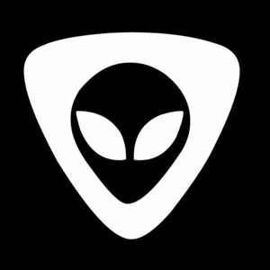 ALIEN IN TRIANGLE Solid Vinyl Decal Sticker - FREE USA SHIPPING UFO FACE SPACE - Picture 1 of 2