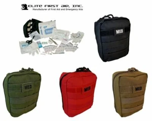 Elite MOLLE Tactical 1st Aid Gear Soldiers Medic IFAK Trauma Kit Pouch MEDIC RED - Picture 1 of 11