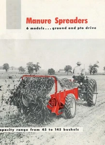 Esparcidores de estiércol IH McCormick 10 21 30 31 35 40 color folleto de ventas - Imagen 1 de 8