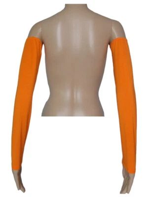 Protector solar puño mangas brazos manos mujeres y hombres guantes largos sin dedos islámicos Foto 1 de 4