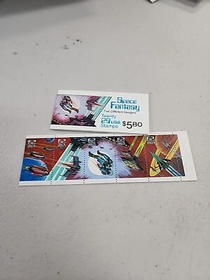 u.s. stamps -stamp booklets-space fantasy - Image 1 of 2