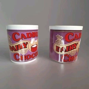 2 x Retro Cadbury's Dairy Milk Chocolate Ceramic Mugs by Kilncraft Staffordshire - Picture 1 of 7