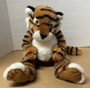 Tickles The Bengal Tiger Russ Berrie 16" Weighted Stuffed Animal Plush VTG 5+ - Picture 1 of 9