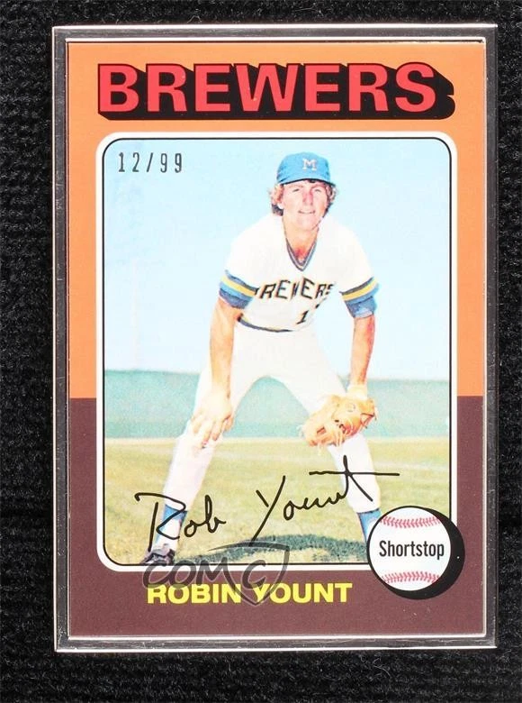 2014 Topps Framed Rookie Reprints Silver /99 Robin Yount #223 HOF - Image 1 of 2