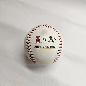 Rawlings Baseball 2017 Opening Series Angel's Vs Athletics -Smudge See Pics - Picture 1 of 4