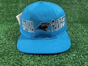 NWT Vintage 90s Starter Tri Power NFL Carolina Panthers Snapback Wool Cap Hat - Picture 1 of 10