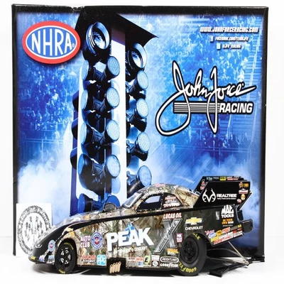 JOHN FORCE 2016 AUTOGRAPHED CAMO REALTREE/PEAK CHEVY FUNNY CAR /1,021 MADE XRARE - Image 1 of 4