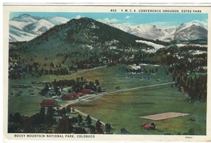 Vintage Color Postcard YMCA Conference Estes Park CO #1942 - Picture 1 of 2