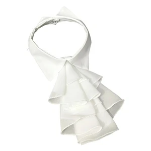 Women Faux Collar Blouse Ruffle Front Lapel Detachable Layering Choker Collar - Picture 1 of 8