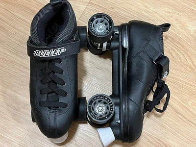 Patines Chicago Bullet Speed negros de caña baja para hombre talla 10 Foto 1 de 4