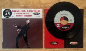 45 7" FRENCH JUKEBOX SP JOHNNY HALLYDAY SOUVENIRS SOUVENIRS - Picture 1 of 2