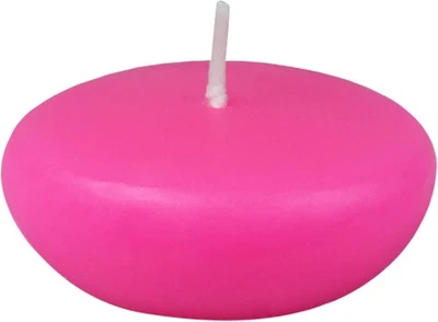 Velas flotantes Zest Candle 24 piezas, 2,25 pulgadas, rosa intenso  Foto 1 de 4
