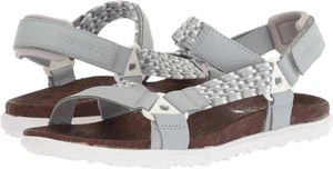 Merrell Women's Around Town Sunvue Sandals Cork Gray Woven Strap Sz 8 - Picture 1 of 4