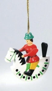 Baumbehang Reiterlein rot BxHxT 3,5x3,5x1cm NEU Christbaum Christbaumschmuck Wei - Bild 1 von 1