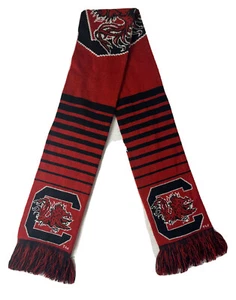South Carolina Gamecocks Scarf Carolina Gamecocks 64"x7" Red Black EU - Picture 1 of 8