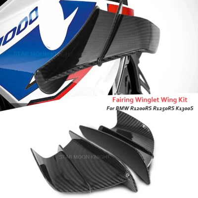 Kit de alerón de carenado para BMW R1200RS R1250RS M1000RR ABS plástico aerodinámico Foto 1 de 4
