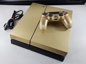 PlayStation 4 edizione limitata Gold Taco Bell 500 GB console e controller *testato* - Foto 1 di 16