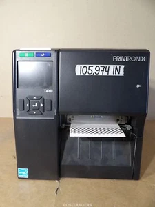 PRINTRONIX T4204 Thermal Barcode Label Printer LAN USB - 105,974 IN - TESTED OK - Bild 1 von 9