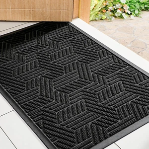 Front Door Mat outside Entrance, Indoor Outdoor Door Mat, Heavy Duty Natural Rub - Picture 1 of 8