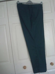 ~ ALEXANDRA ~ Cotton VET NHS NURSE WORK W48/29L TROUSERS Hunter Green 26 BNWT