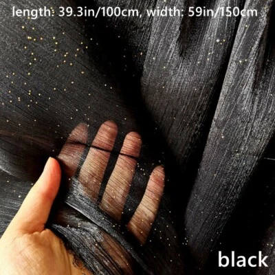 Camisas fantasia tecido de malha de organza brilhante transparente vestido costura artesanato material - Imagem 1 de 4