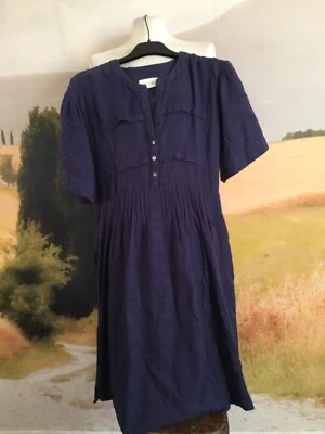 Robe marine COTÉLAC Acoté taille 0 ou 34/36 en bon état. - Photo 1/4