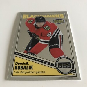NHL Card, Dominik Kubalik, Rookie Retro, OPC Platinum 2019-20, Chicago
