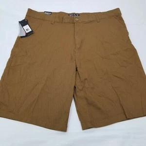 Galaxy By Harvic Men's Flat-Front Stretch Chino Shorts Size 36 NEW WITH TAGS - Picture 1 of 7