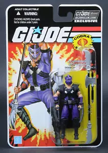 2013 GI Joe Collector Club Exclusive FSS 1.0 Cobra Ninja Commando Dice MOC - Picture 1 of 4