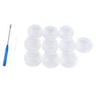60 mm Glas-Petrischalen 10 Stk. Autoklavierbare Labor-Petrischalen mit Impf3718
