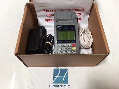 First Data FD-50 Credit Card Terminal 001304064 - Image 1 of 4