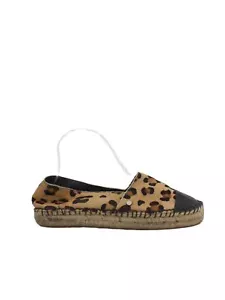Kurt Geiger Women's Sandals UK 5.5 Tan Animal Print 100% Other Espadrille - Picture 1 of 9