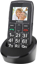 Artfone Big Button Mobile Phone for Elderly,Upgraded GSM Mobile Phone With SOS |