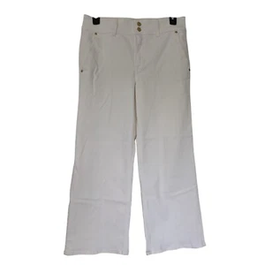 J. Crew Slim Wide Jean with Stacked Buttons Womens Size 29 White NWT $148 CH887 - Picture 1 of 6