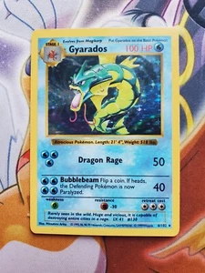 Gyarados Shadowless 6/102 Base Set Holo Rare Pokemon LP - Bild 1 von 2