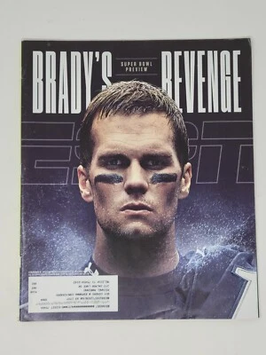 2017 ESPN Magazine Brady's Revenge Super Bowl Preview - Tom Brady - Patriots Foto 1 de 3