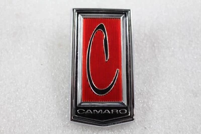 1972 Chevrolet Camaro Z28, Header Panel Emblem, Used, P/N CV05-EM32 - Image 1 of 4