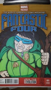 Fantastic Four Rohling Variante MOLE MAN Sketch Underminer Incredibles 2 - Bild 1 von 3