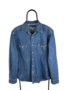 Tommy Hilfiger Denim Shirt Mens Size Large - Picture 1 of 8