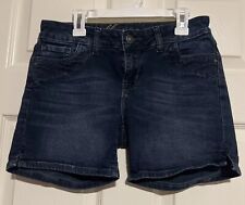 Women’s dELIA’S Blue Jean Dark Wash Denim Shorts Size 3/4