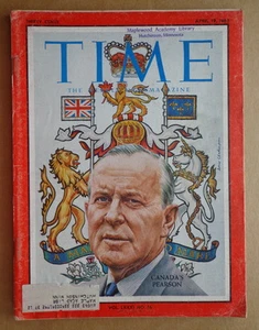 TIME magazine April 19 1963 CANADA PEARSON- Car Ads OLDSMOBILE Rambler BUICK - Picture 1 of 1