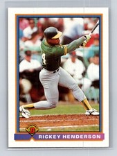1991 Bowman #213 Rickey Henderson