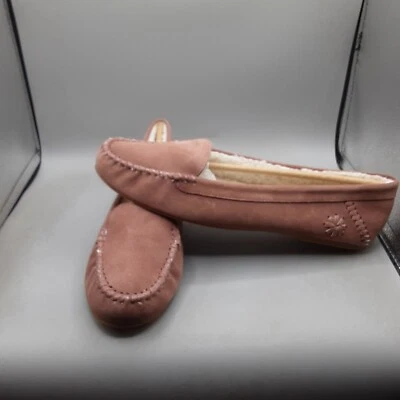 Женские мокасины Jack Rogers Millie 10 М бежевые трюфель шерпа с подкладкой замшевые - Изображение 1 из 4